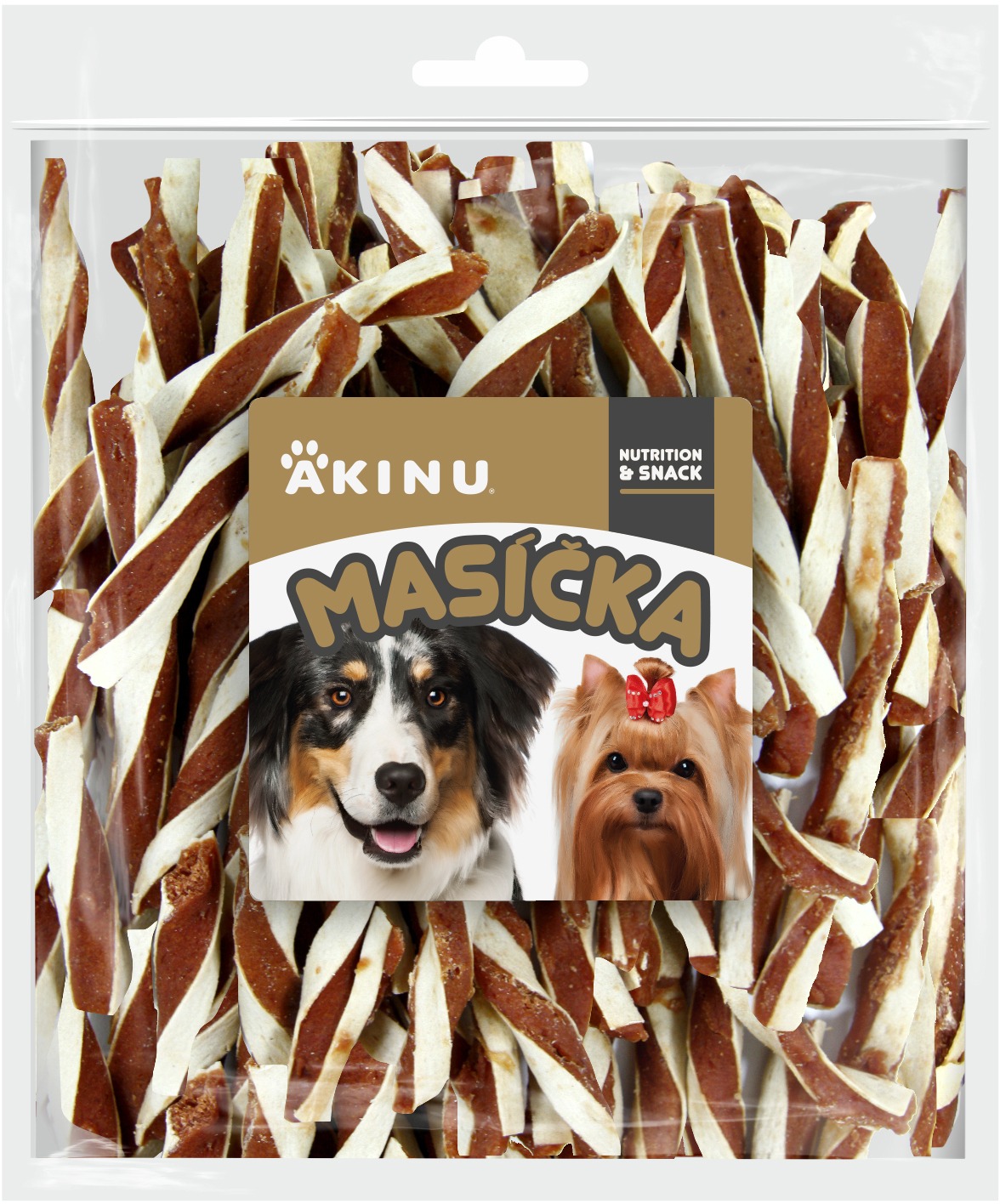 Akinu Jahňací twister pre psov 300 g