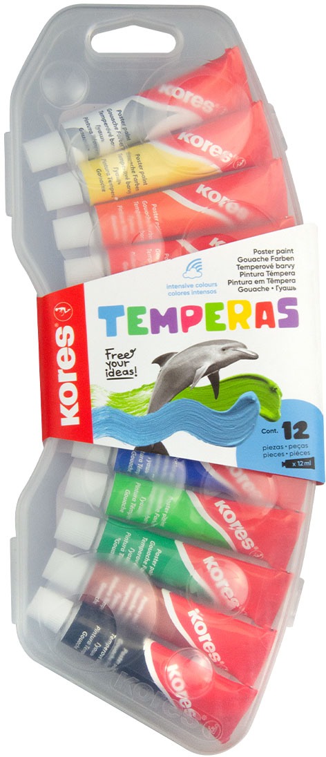 KORES v tube 12 ml 12 farieb