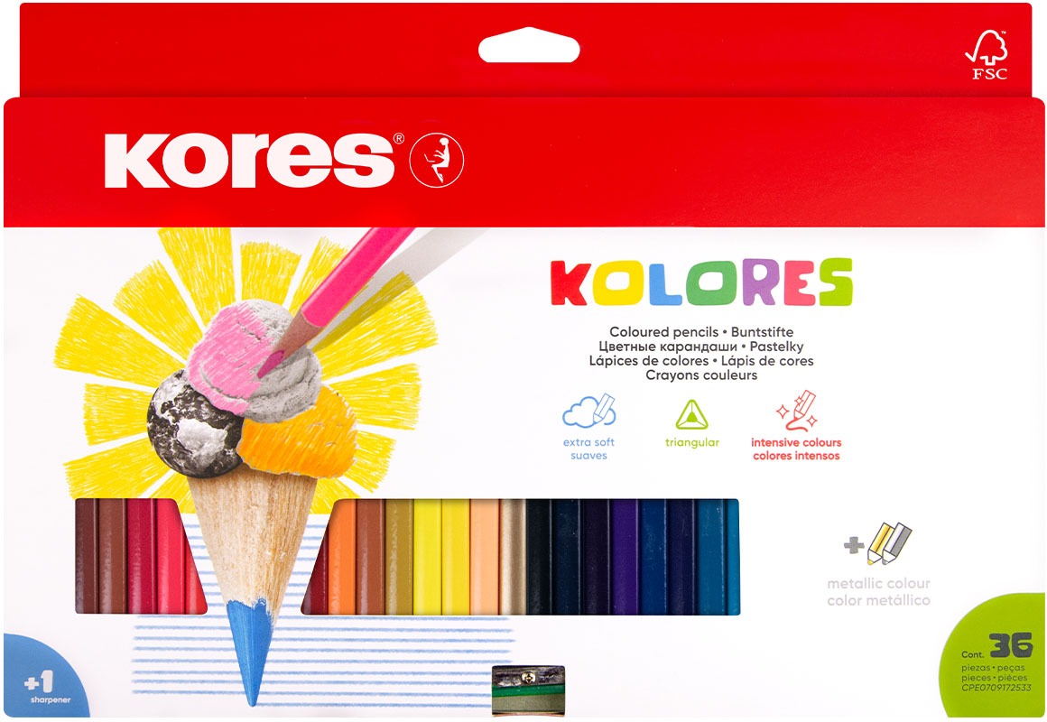 KORES KOLORES 36 farieb