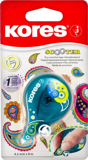 KORES SCOOTER farebný Paisley 8 m × 4,2 mm