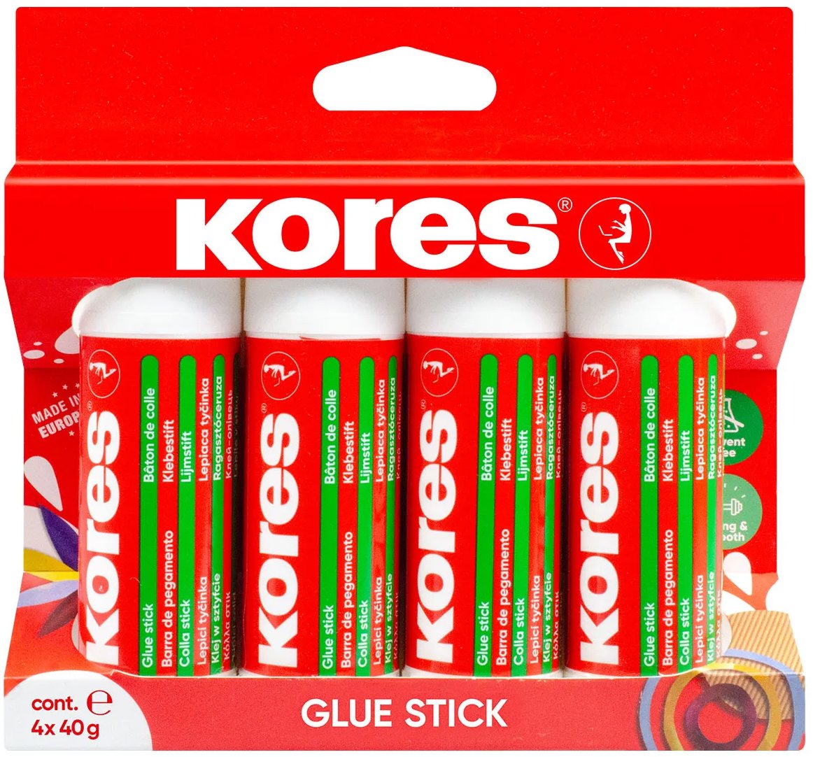 KORES Lepiaca tyčinka 4× 40 g