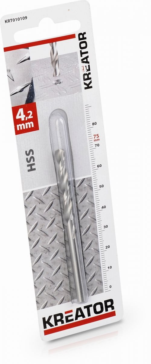 Kreator Vrták do kovu 4,2 mm HSS