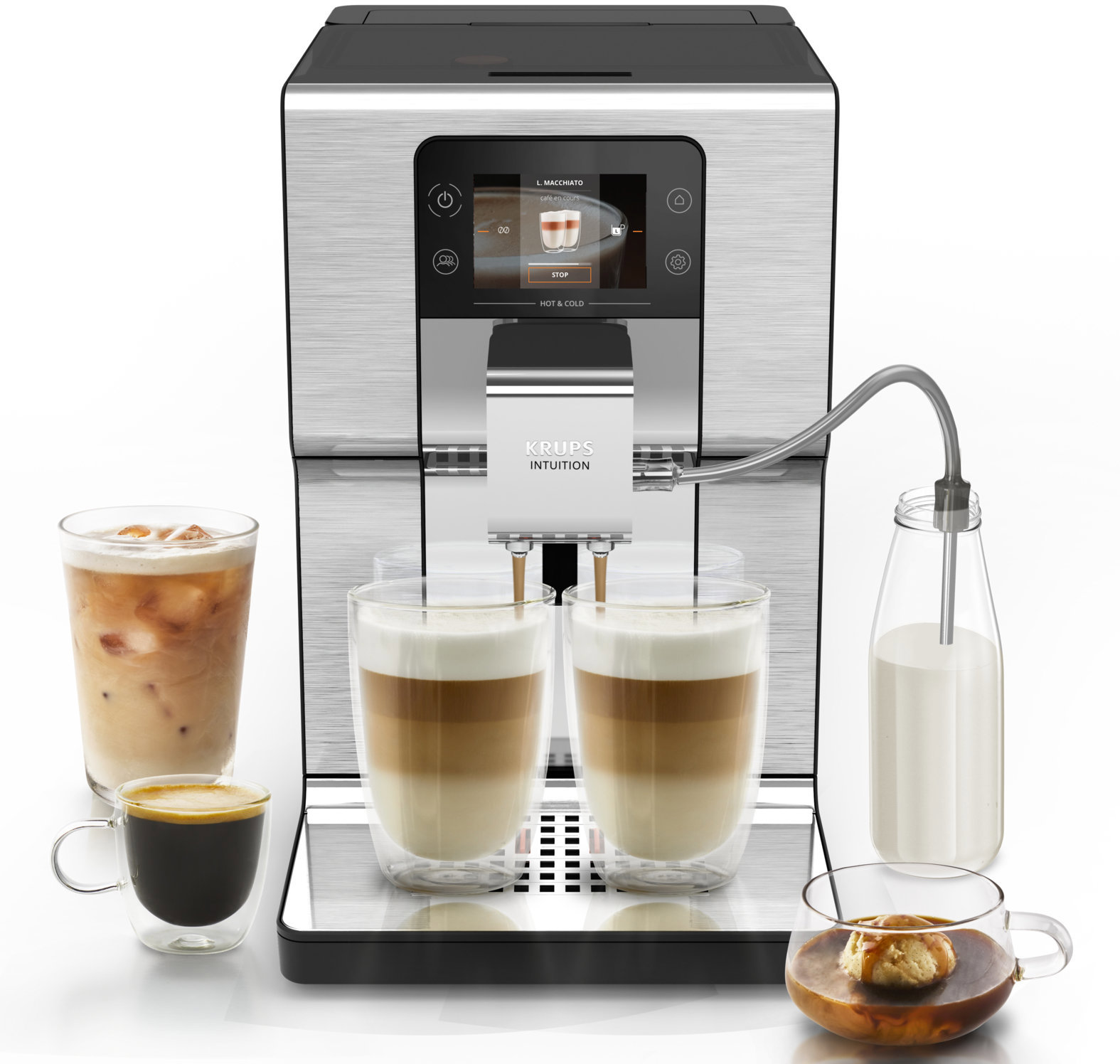 KRUPS EA879EE0 Intuition Experience Hot & Cold