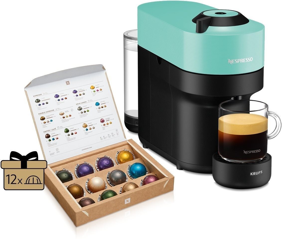 NESPRESSO KRUPS Vertuo Pop Aqua Mint XN920410
