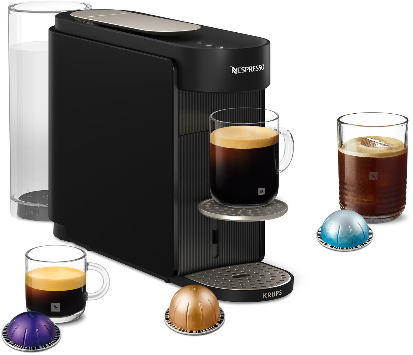 NESPRESSO Krups Vertuo Up Čierny XN9408F0