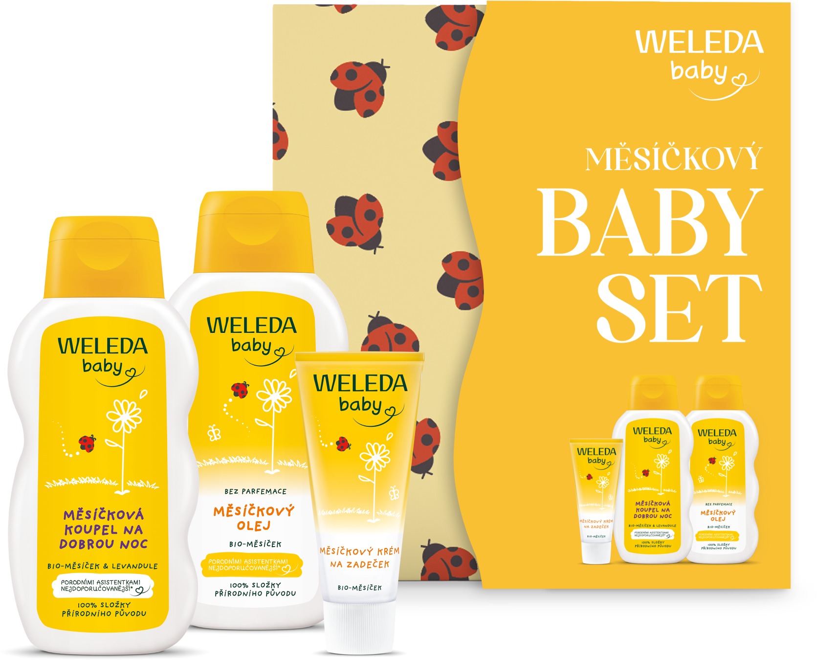 WELEDA Nechtíková starostlivosť pre dojčatá Set 475 ml