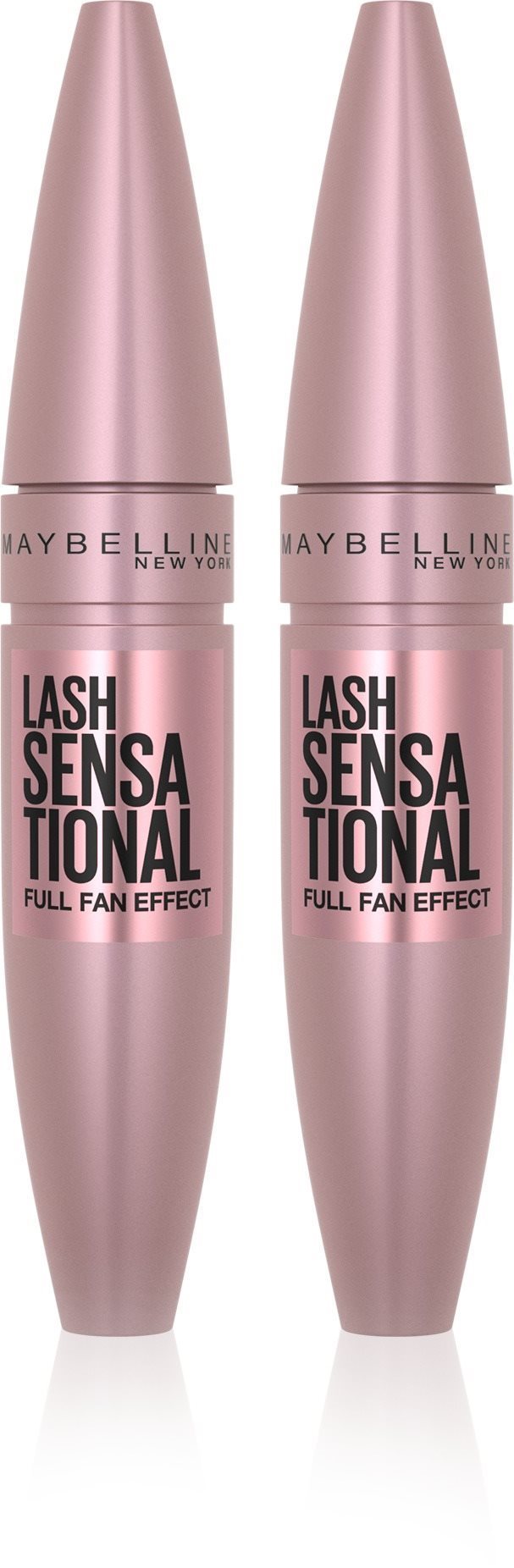 MAYBELLINE NEW YORK Lash Sensational Mascara Black 2 × 9,5 ml
