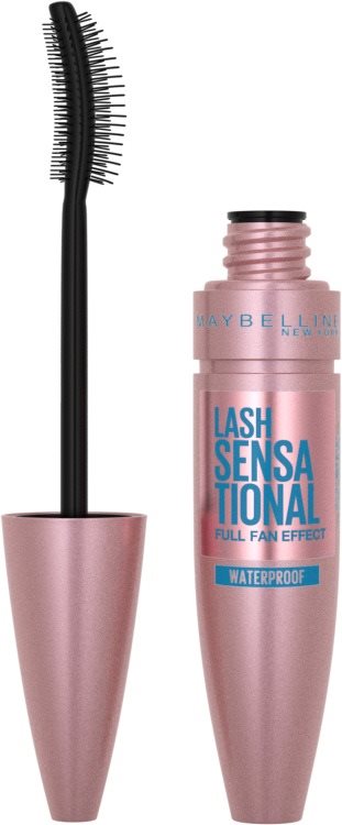 MAYBELLINE NEW YORK Lash Sensational maskara vodoodolná čierna, 9,4 ml