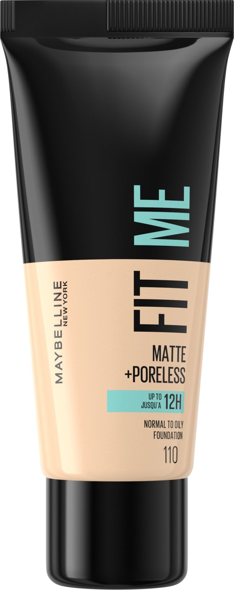 Maybellline New York Fit Me! Matte + Poreless make-up 110 Porcelain, 30 ml