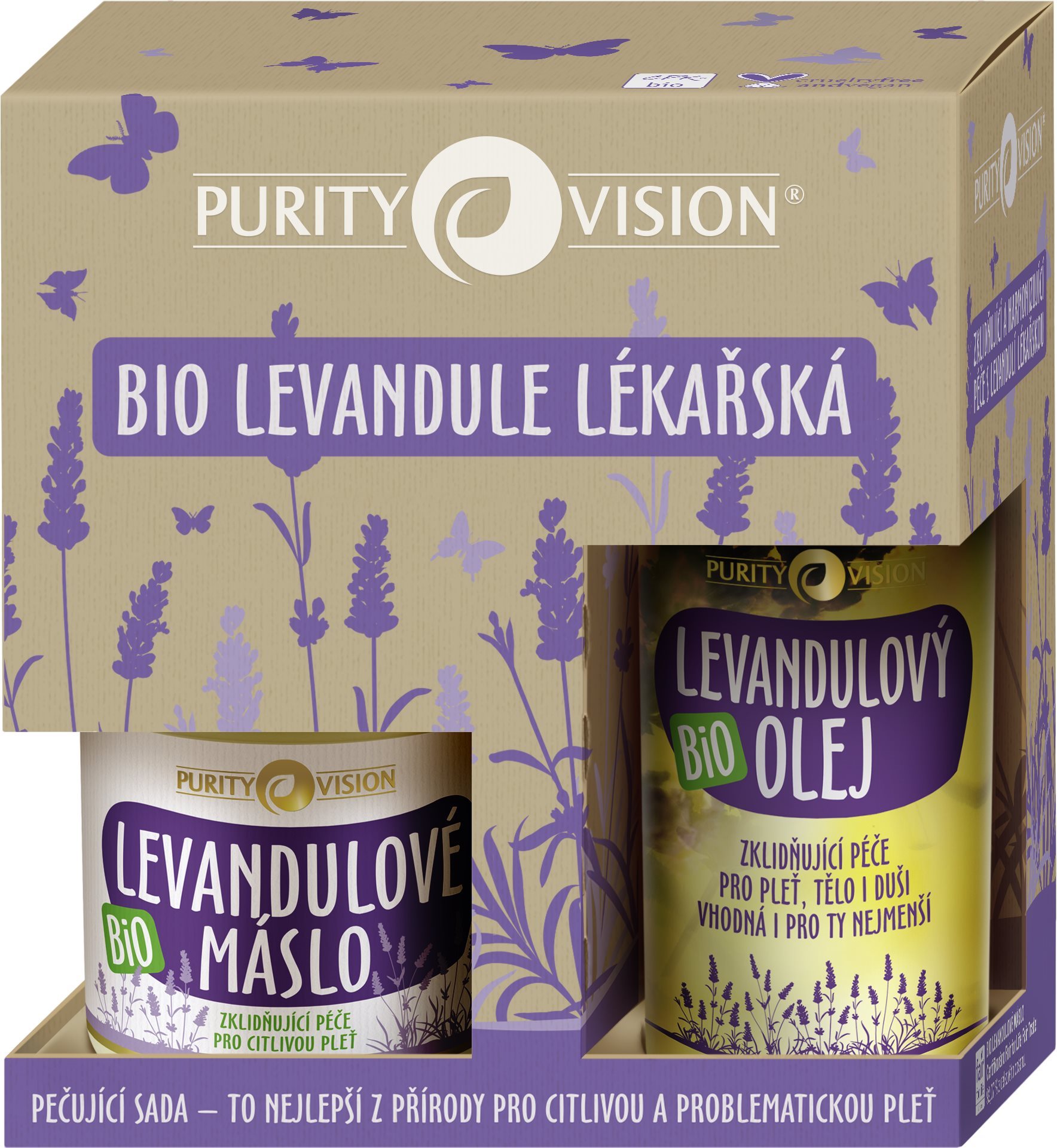 PURITY VISION Ošetrujúca sada s levanduľou lekárskou