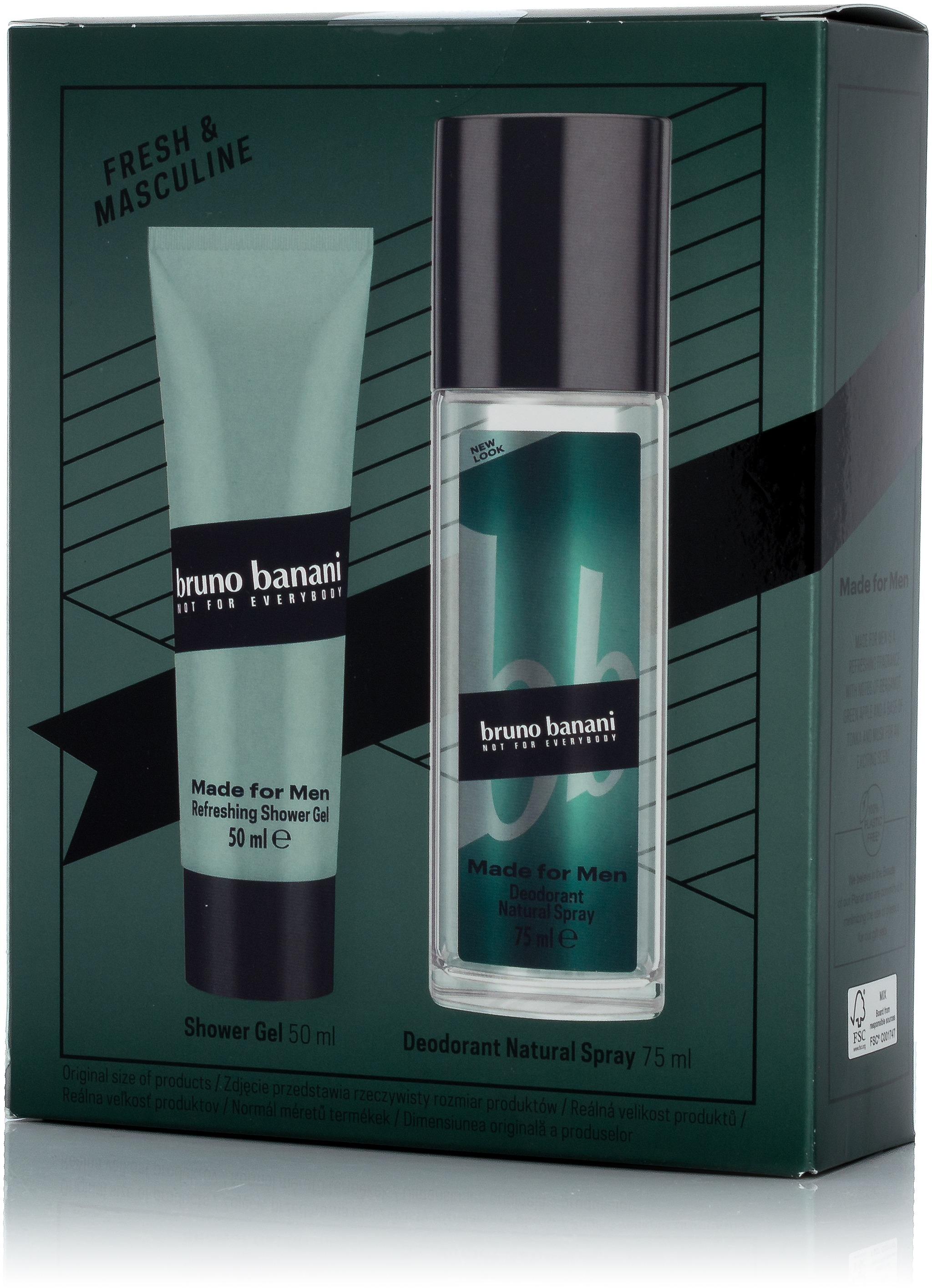 BRUNO BANANI Made For Men Set 125 ml