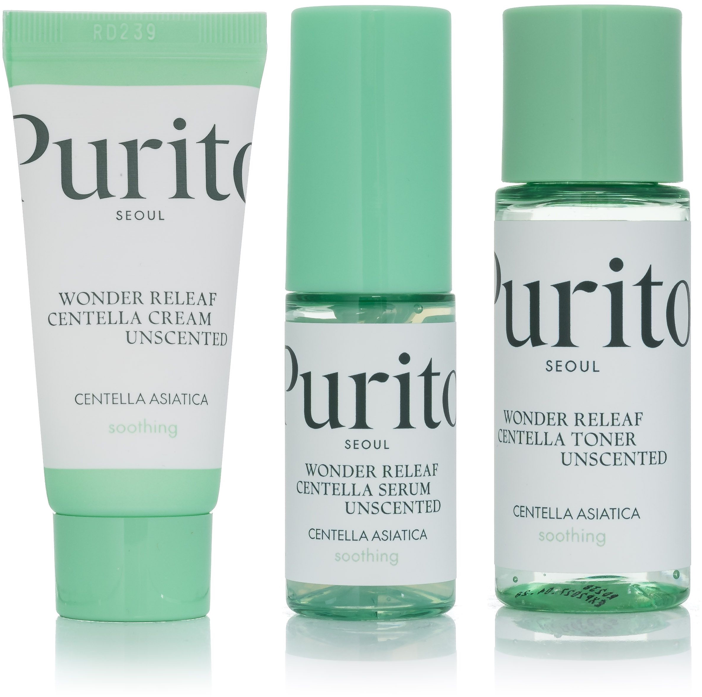 PURITO Wonder Releaf Centella Unscented Mini Kit 60 ml