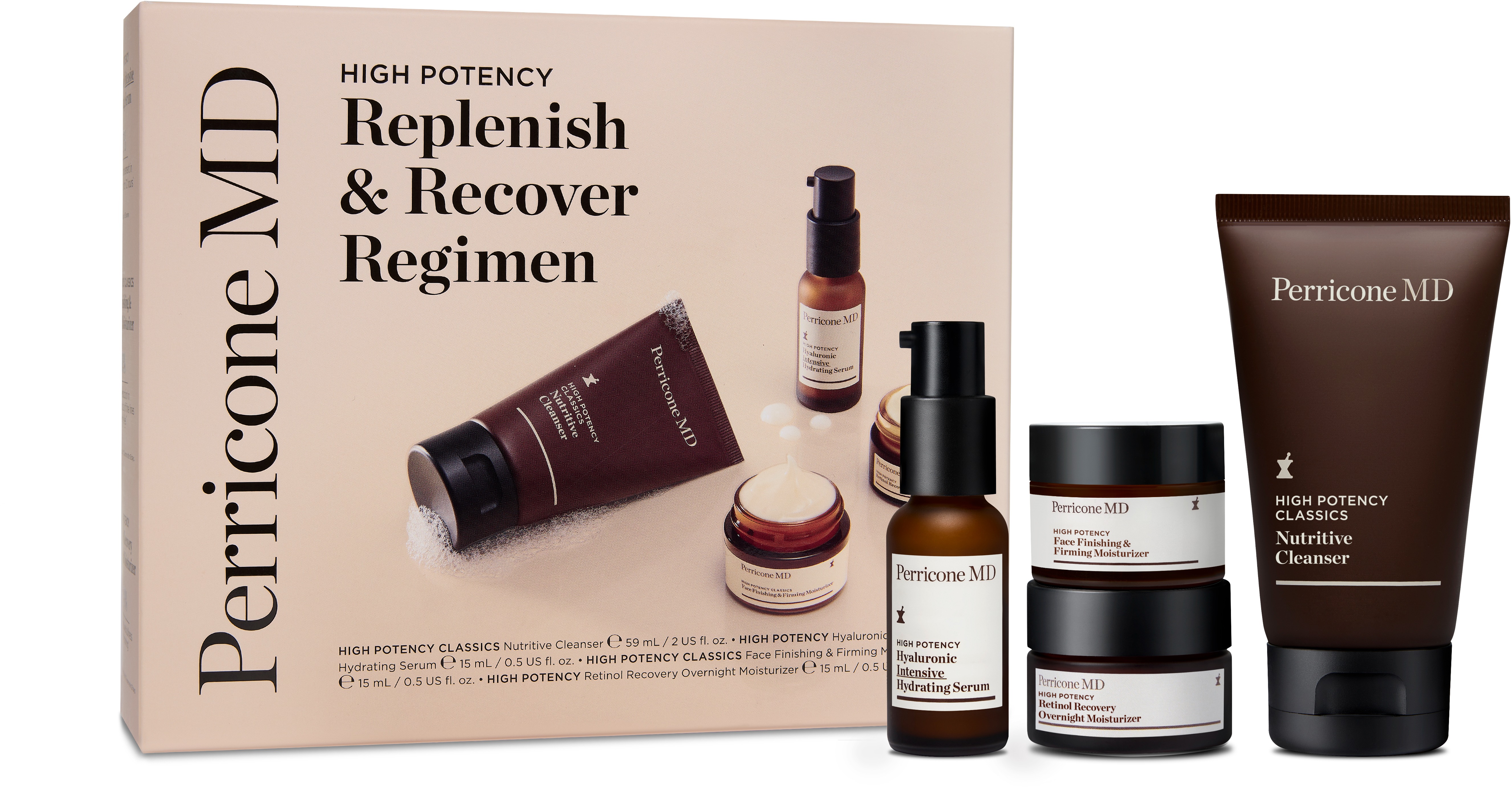 PERRICONE MD High Potency Replenish & Recover Regimen 89 ml