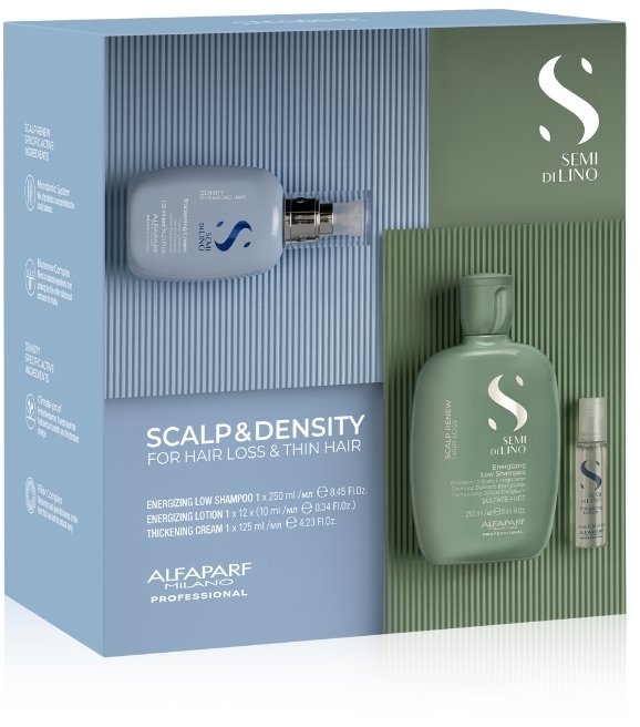 ALFAPARF MILANO Semi Di Lino Scalp&Density Kit Pro 495 ml