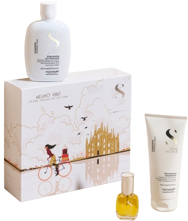 ALFAPARF MILANO Semi Di Lino Diamond Holiday Kit 465 ml