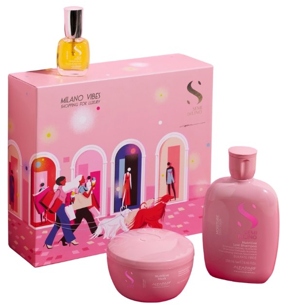 ALFAPARF MILANO Semi Di Lino Moisture Holiday Kit 465 ml