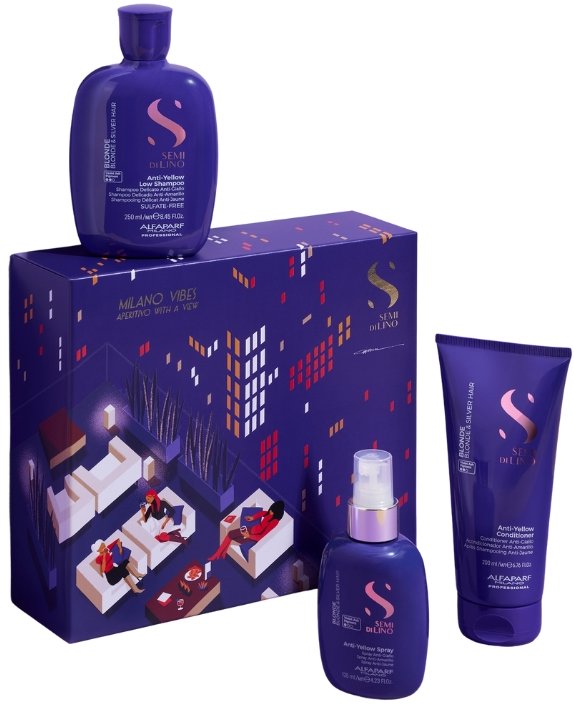 ALFAPARF MILANO Semi Di Lino Blonde Holiday Kit 575 ml