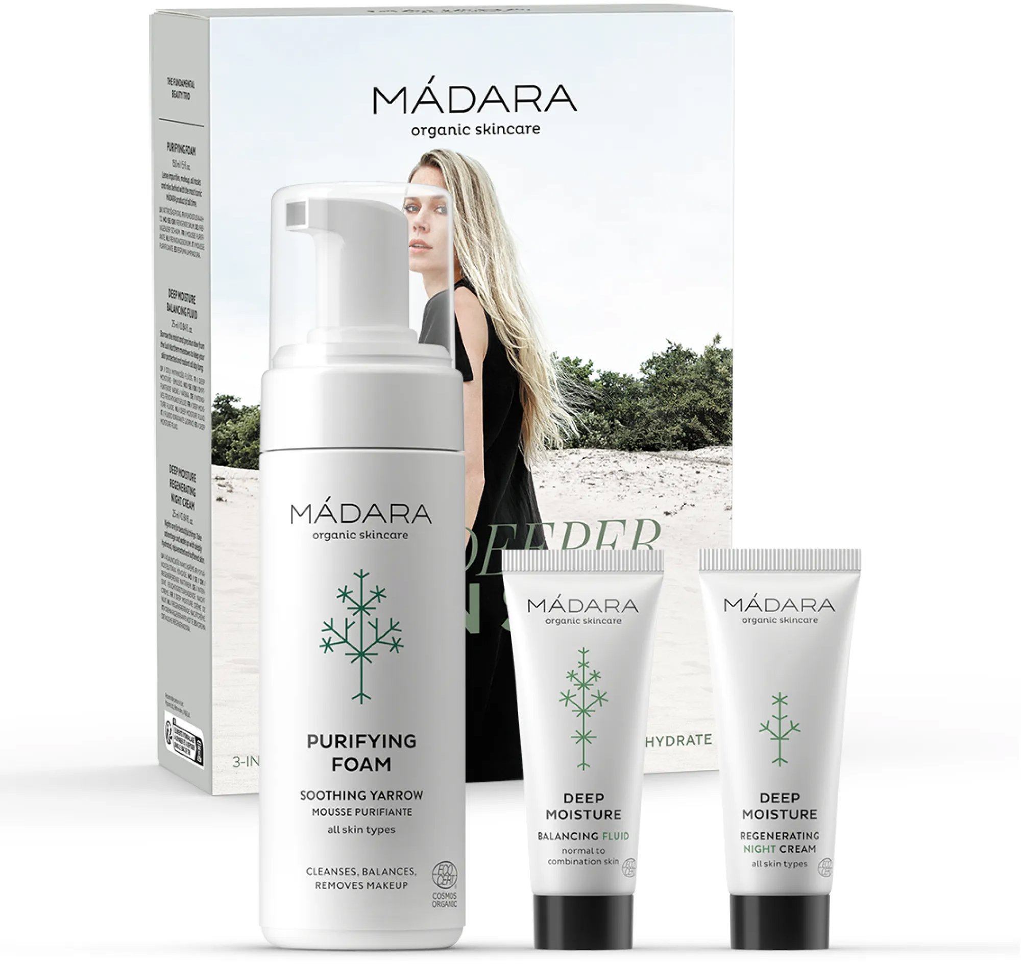 MÁDARA Deeper Than Skin Základná Trio Beauty sada 200 ml