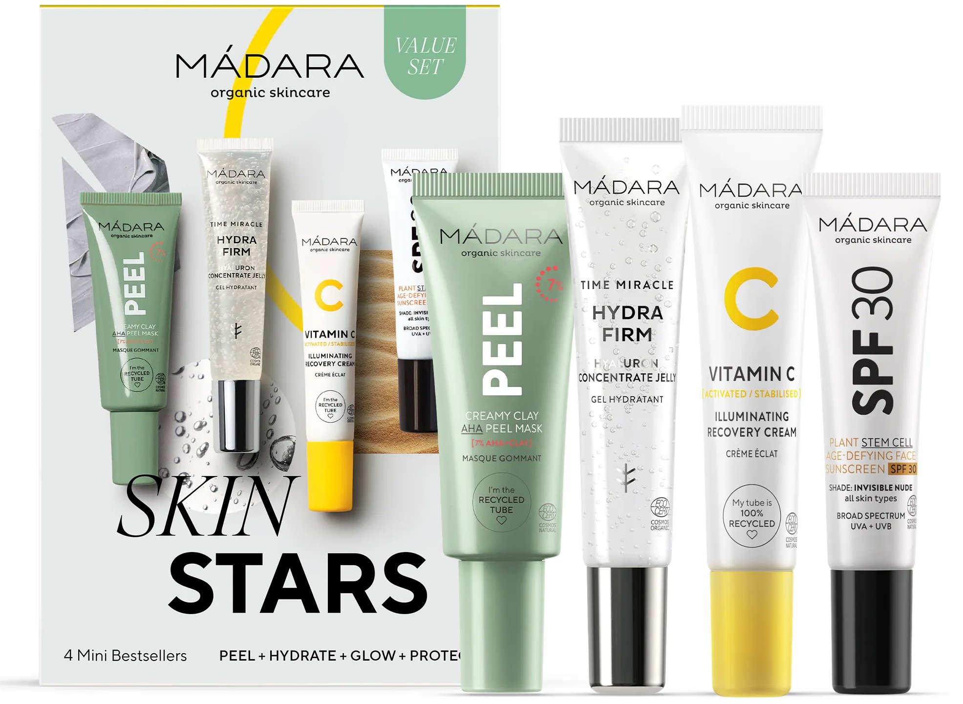 MÁDARA Skin Stars Sada 4 ikonických produktov 57 ml