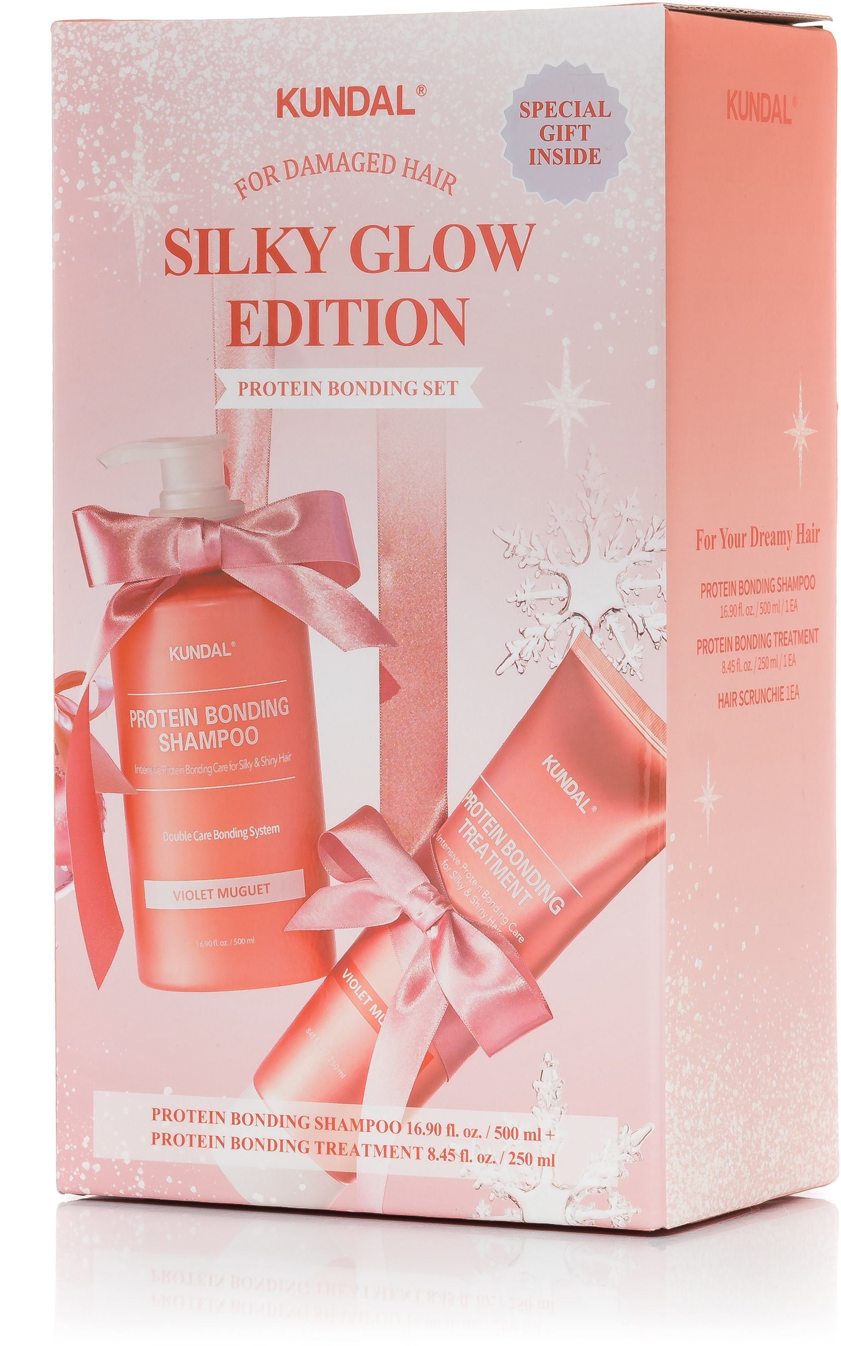 KUNDAL Holiday Silk Glow Edition Violet Muguet Sada 750 ml