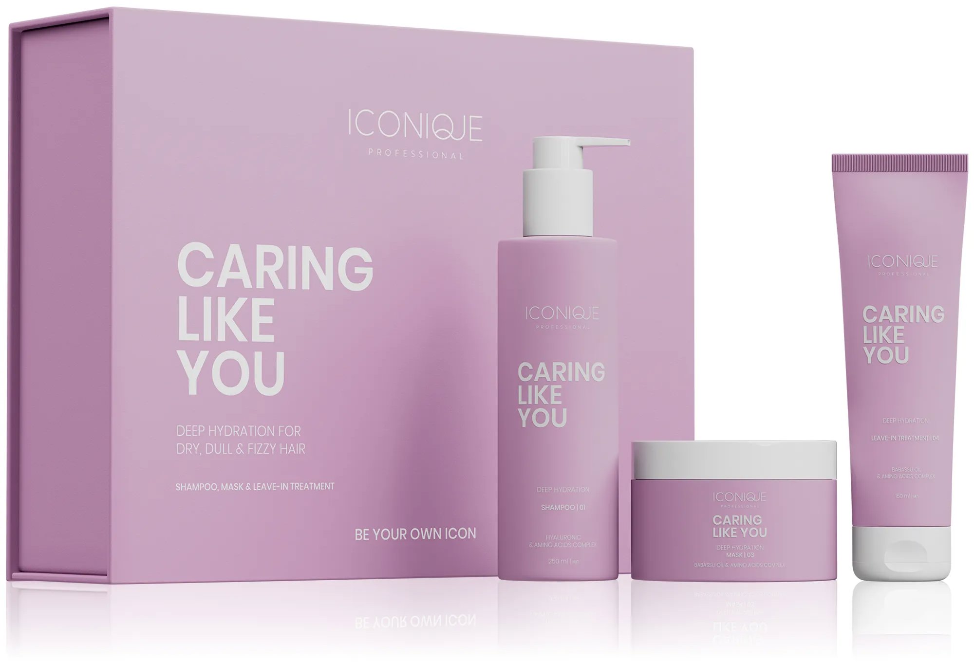 ICONIQUE PROFESSIONAL Caring Like You Sada 600 ml