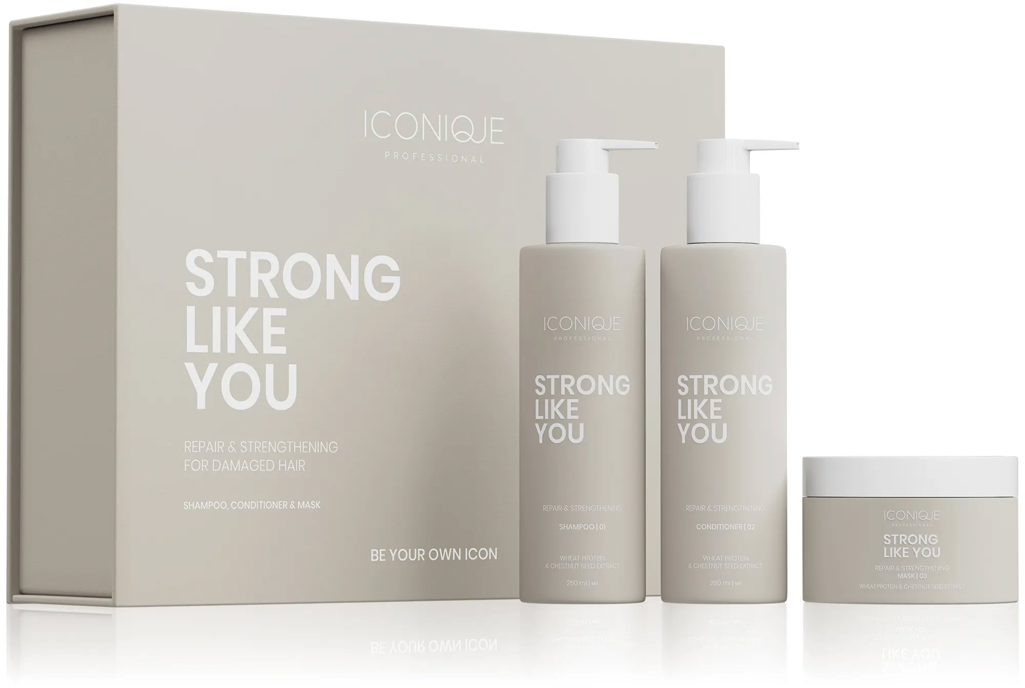 ICONIQUE PROFESSIONAL Strong Like You Sada 700 ml