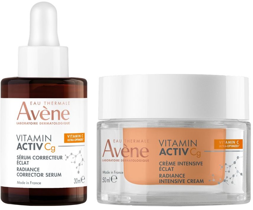 AVENE Vitamín Activ Cg Rozjasňujúca starostlivosť proti vráskam Set 80 ml