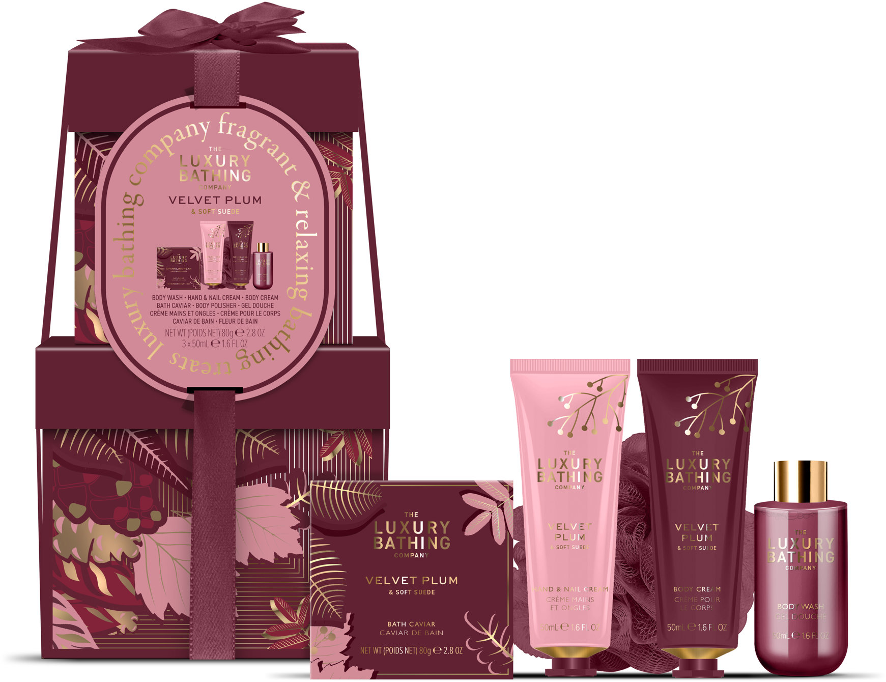 GRACE COLE Velvet Plum & Soft Suede 150 ml