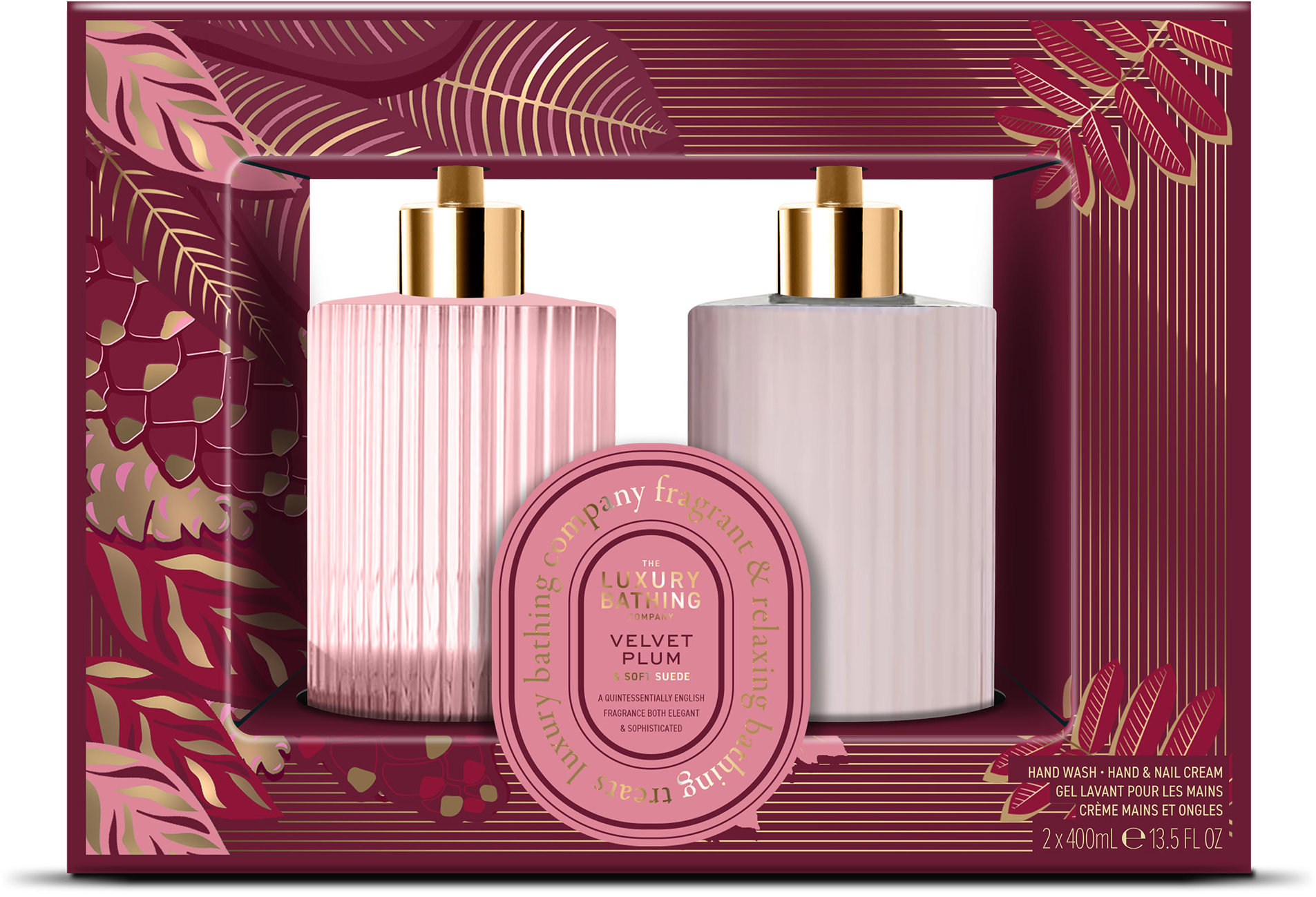 GRACE COLE Starostlivosť o ruky Velvet Plum & Soft Suede 800 ml