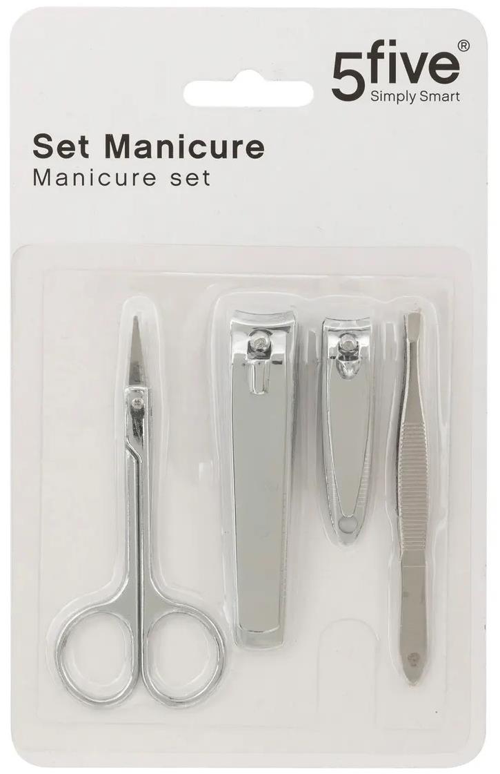 5FIVE Liatinová súprava na manikúru 4 ks