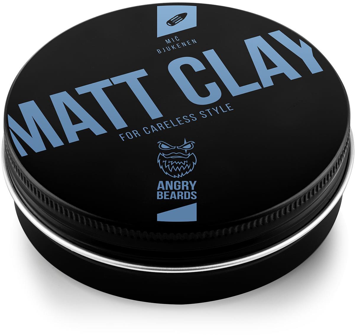 ANGRY BEARDS Mič Bjukenen Matt Clay 120 g