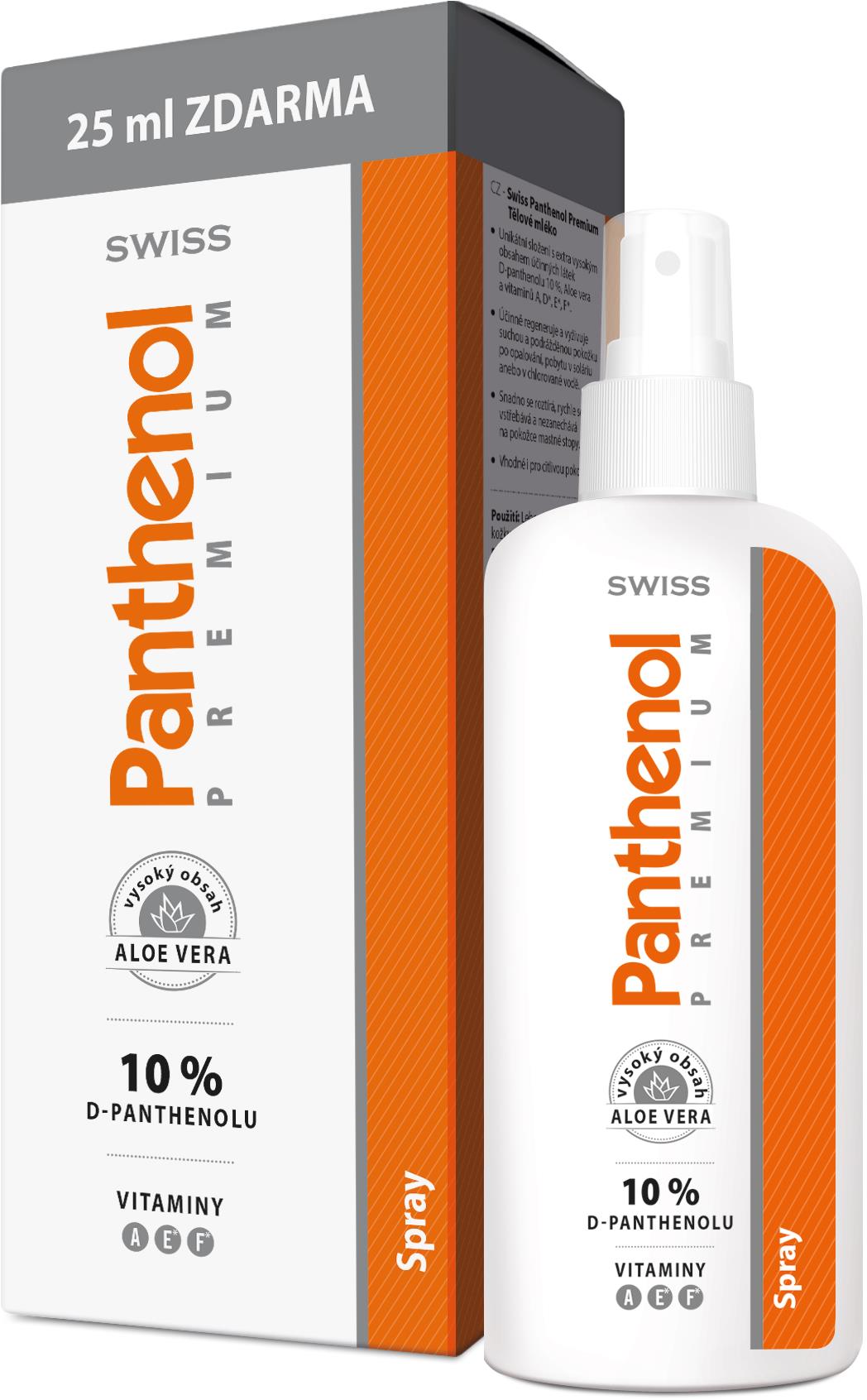 PANTHENOL 10 % Swiss Premium spray 150 + 25 ml