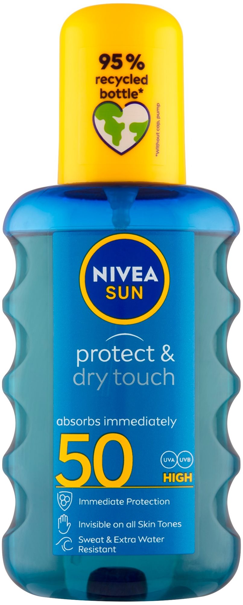 NIVEA Sun Protect & Dry Invisible Spray SPF 50, 200 ml