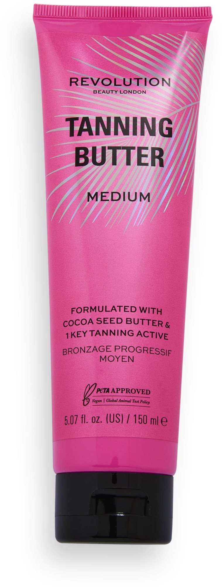 REVOLUTION Beauty Buildable Tanning Butter – Light/Medium 150 ml