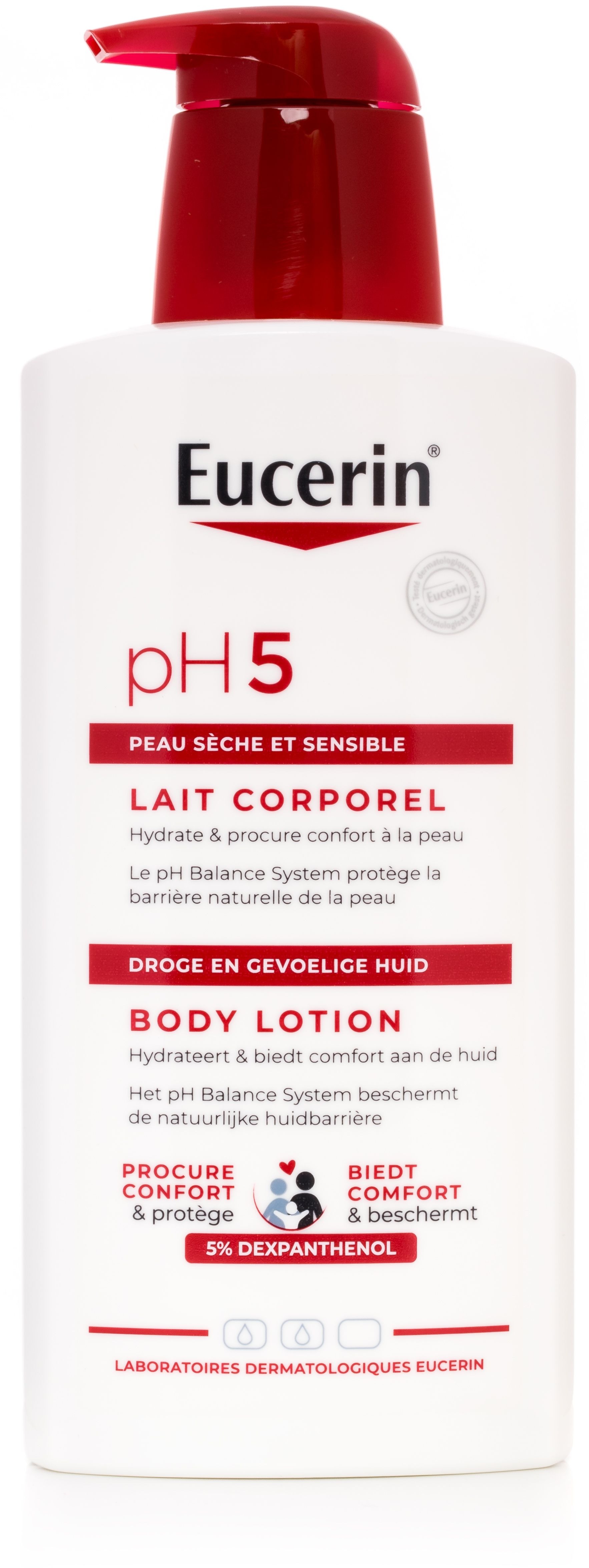 EUCERIN Hydratačné telové mlieko na pokožku pH5 400 ml
