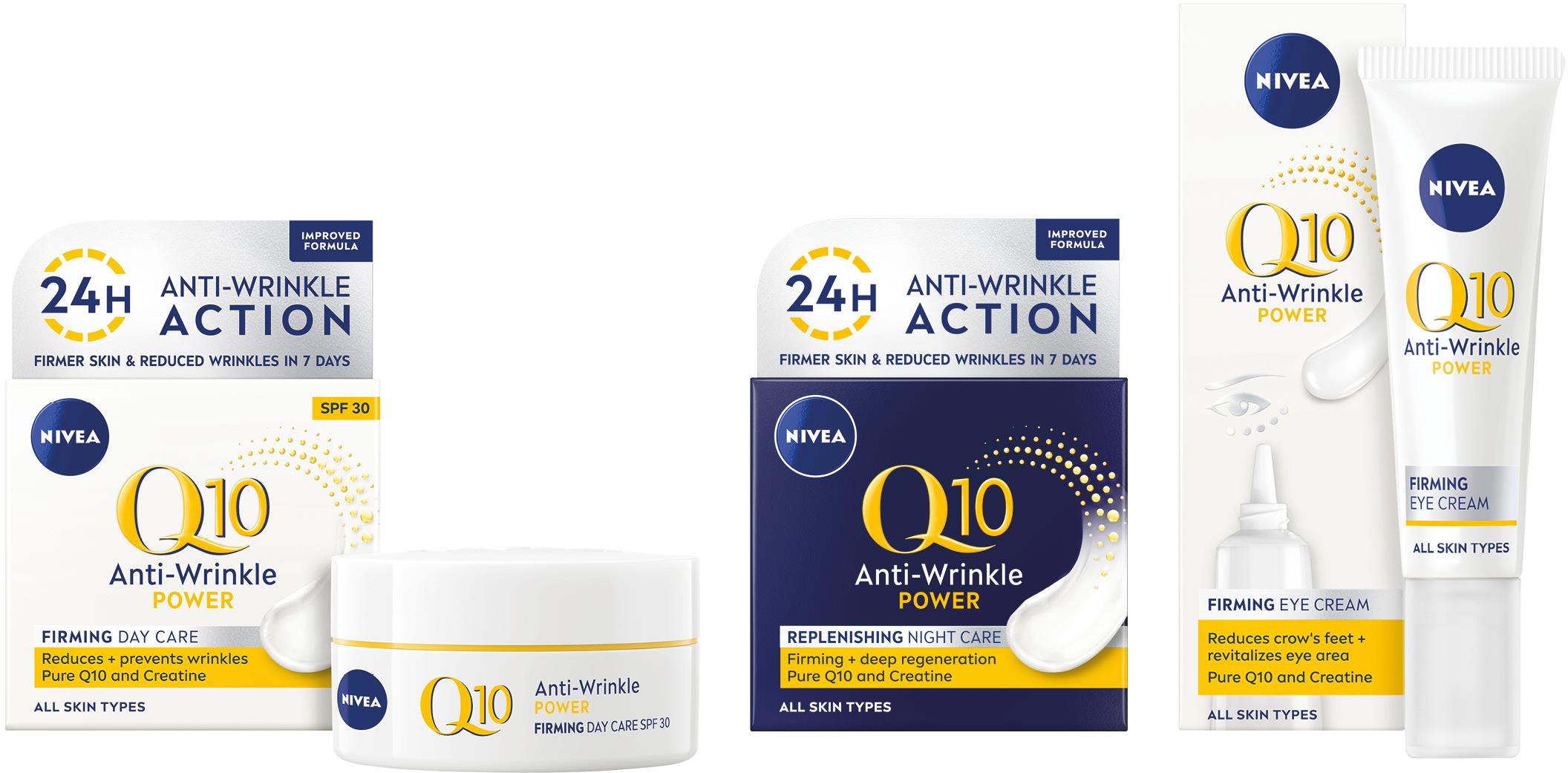 NIVEA Q10 Power Anti-Wrinkle Cream Set 115 ml