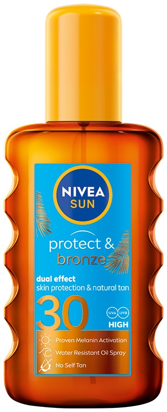NIVEA SUN Protect & Bronze Oil SPF 30 200 ml