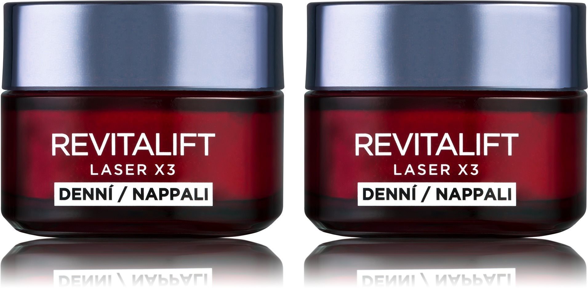 L'ORÉAL PARIS Revitalift Laser X3 Day Cream 2× 50 ml