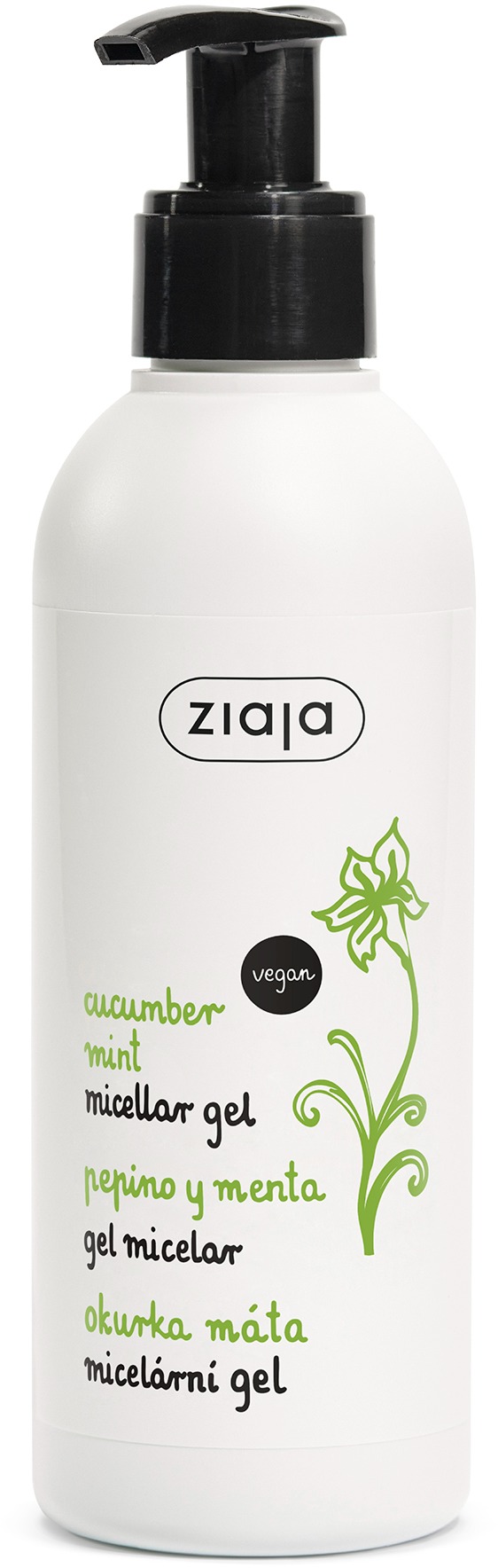 ZIAJA Uhorka Micelárny gél s mätou 200 ml