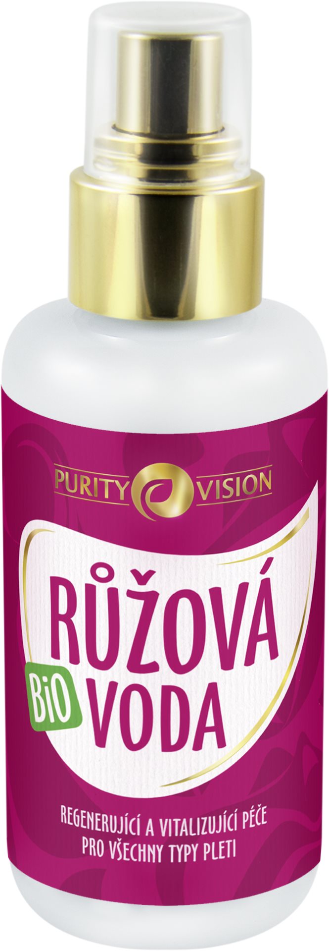 PURITY VISION Bio Ružová voda 100 ml