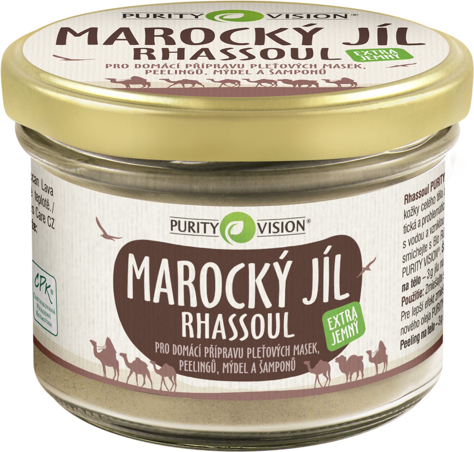 PURITY VISION Rhassoul – Marocký íl 200 g