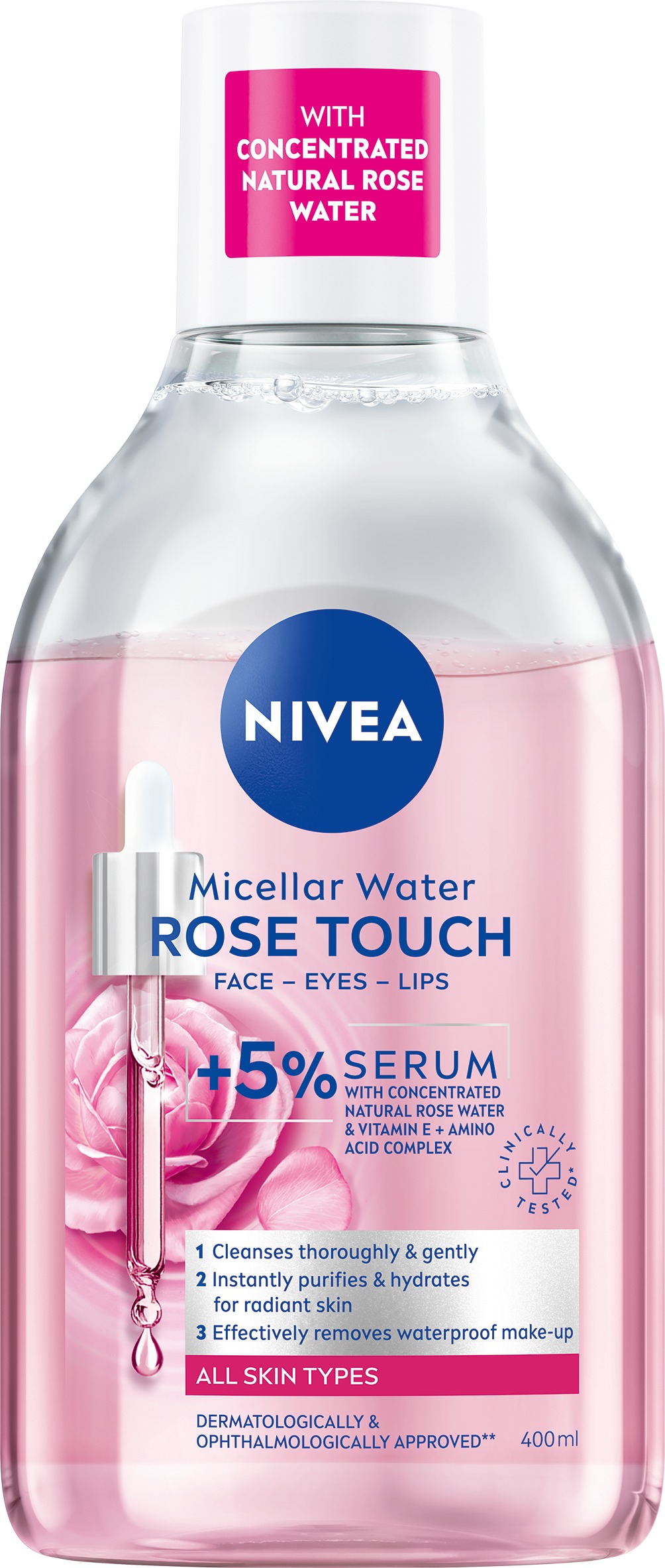 NIVEA MicellAIR Micellar Rose Water 400 ml