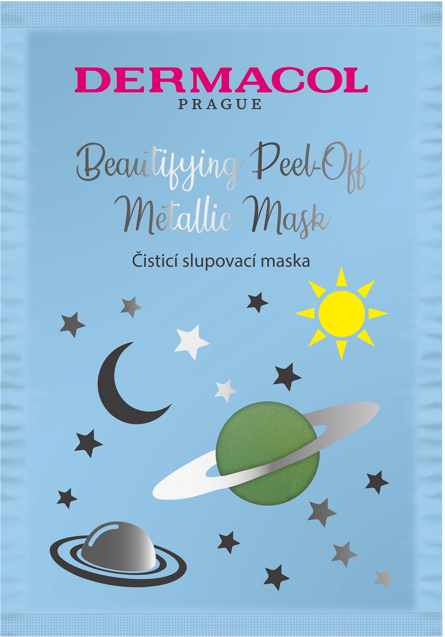 DERMACOL Beautifying Brightening Peel-Off Metallic Mask – Cleaning