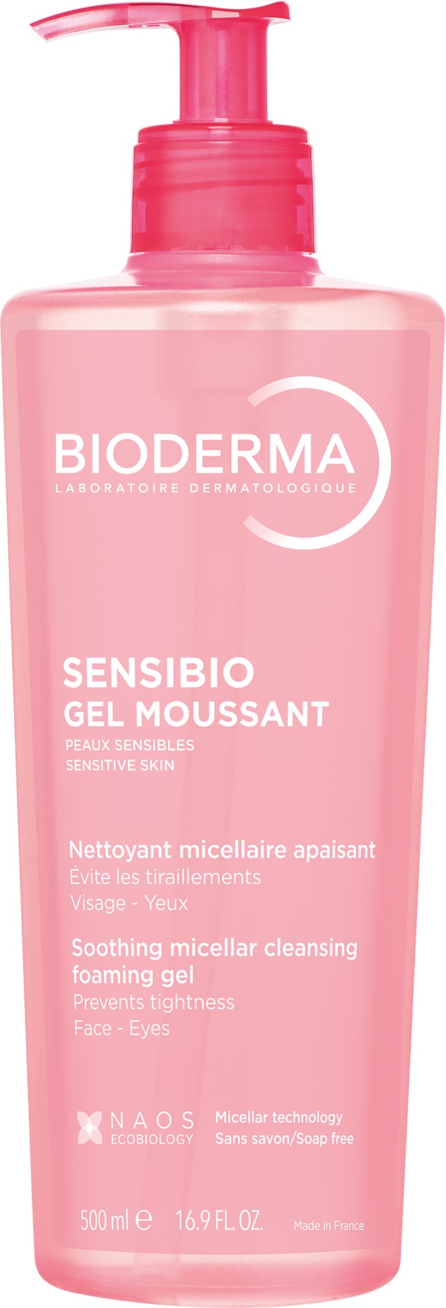 BIODERMA Sensibio Gel moussant 500 ml
