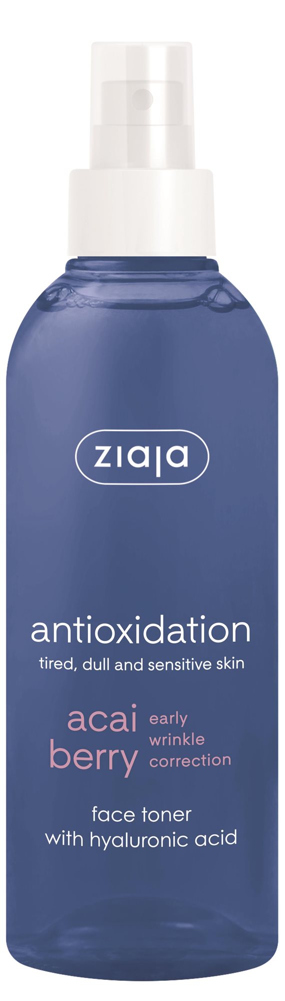 ZIAJA Acai Berry Pleťový tonik s kyselinou hyalurónovou 200 ml