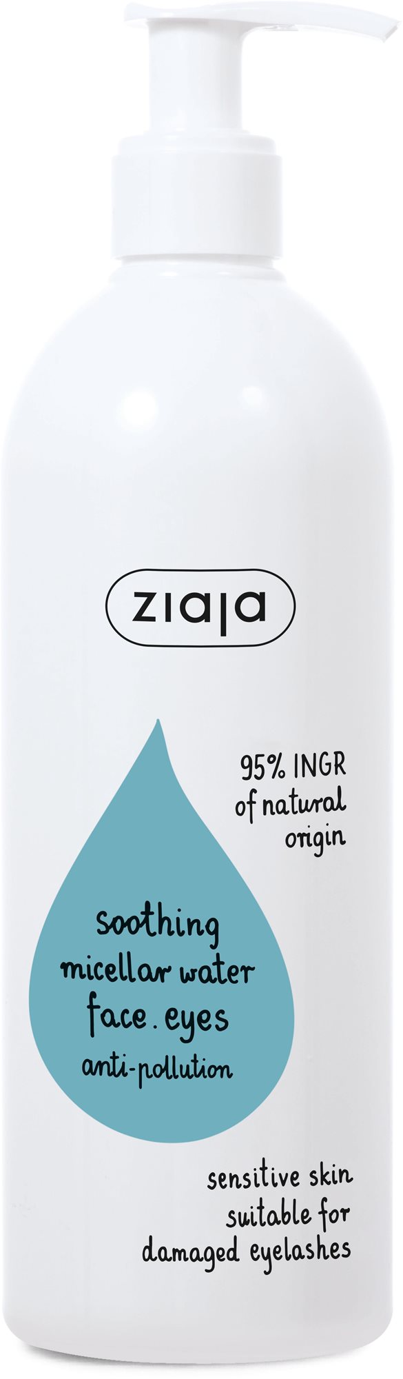 ZIAJA Micelárna voda Upokojujúca pre citlivú pleť 390 ml