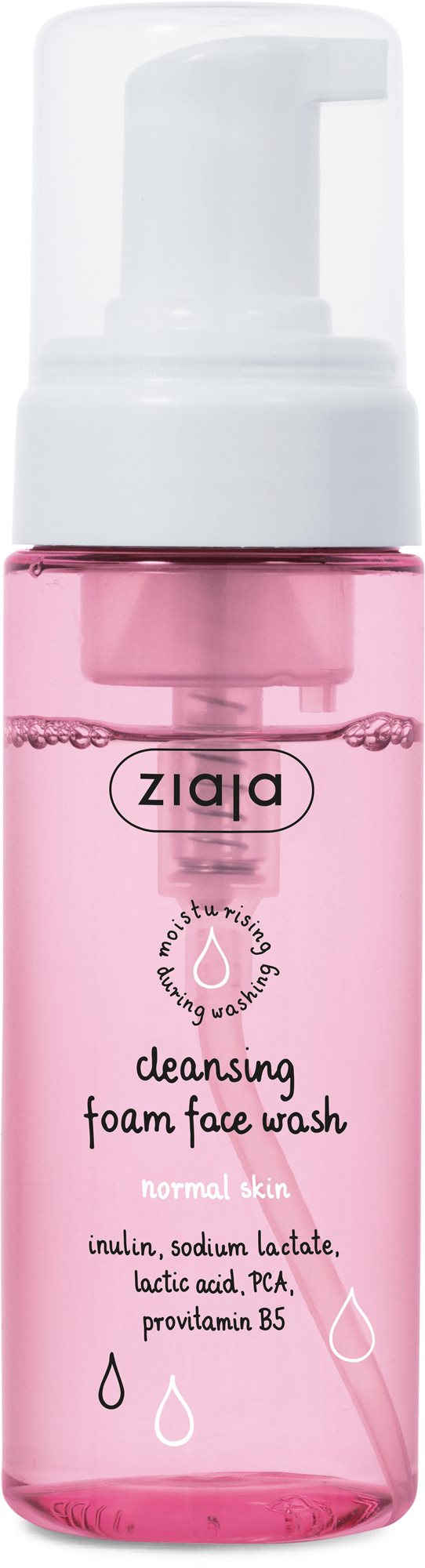 ZIAJA Čistiaca pena na tvár na normálnu pleť 150 ml