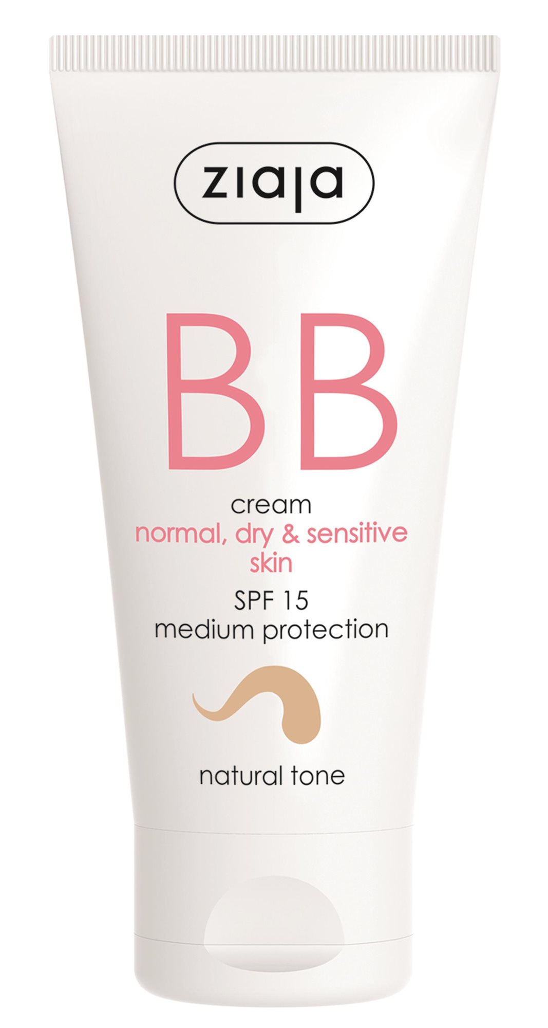 ZIAJA, BB krém normálna, suchá, citlivá pleť – tón prirodzený SPF15 50 ml