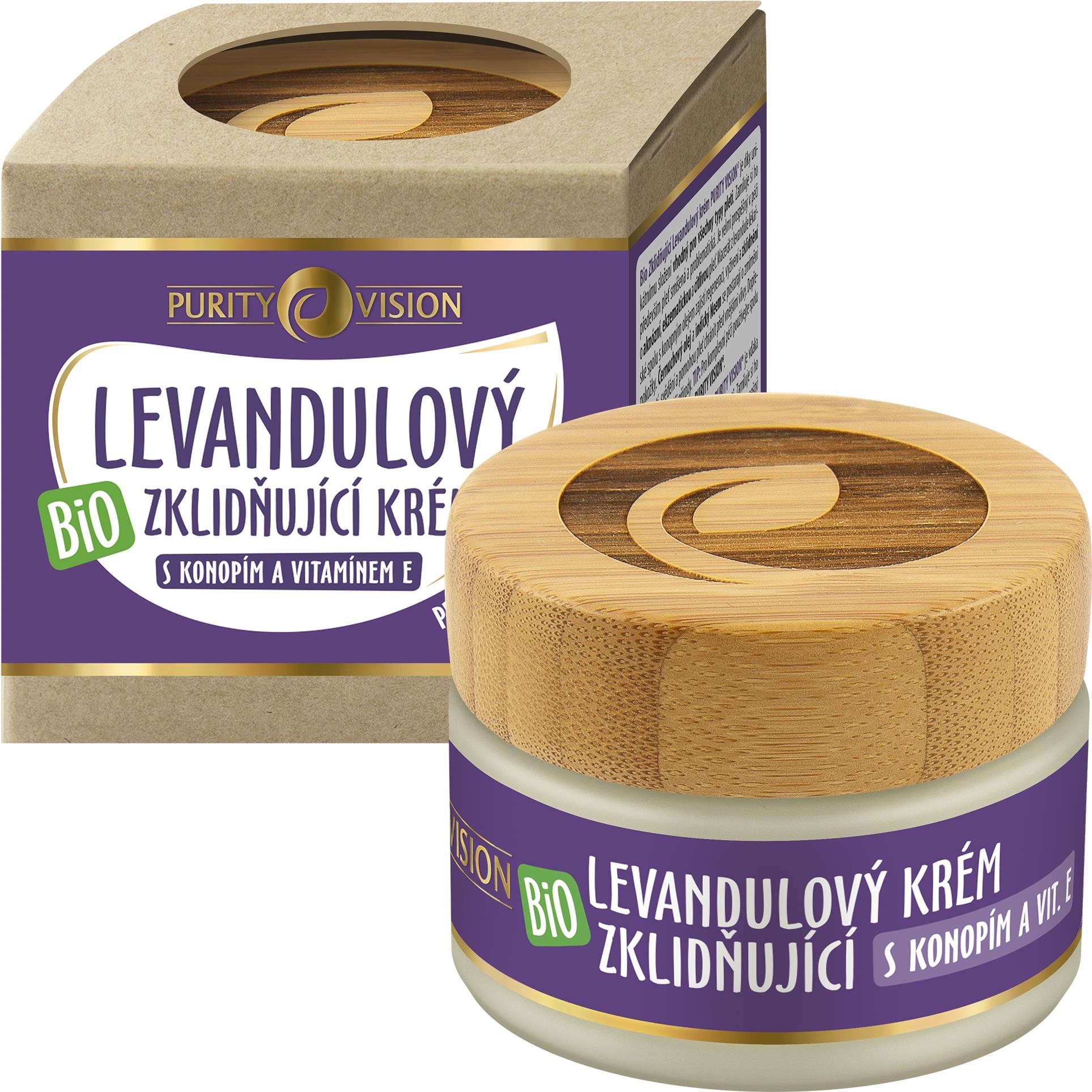 PURITY VISION Bio Levanduľový krém upokojujúci 40 ml