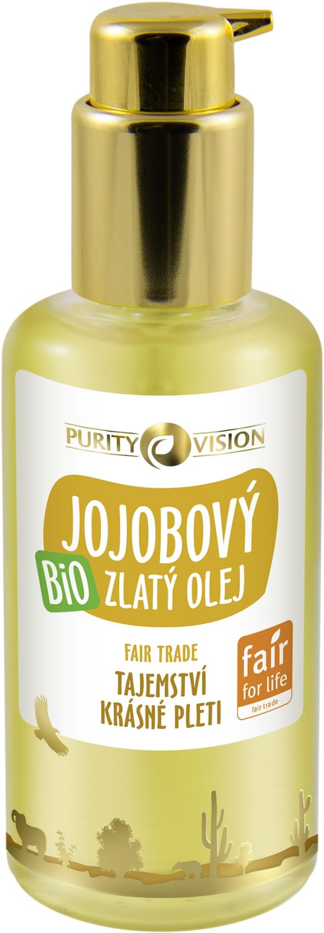PURITY VISION Bio Zlatý jojobový olej – Fair Trade 100 ml